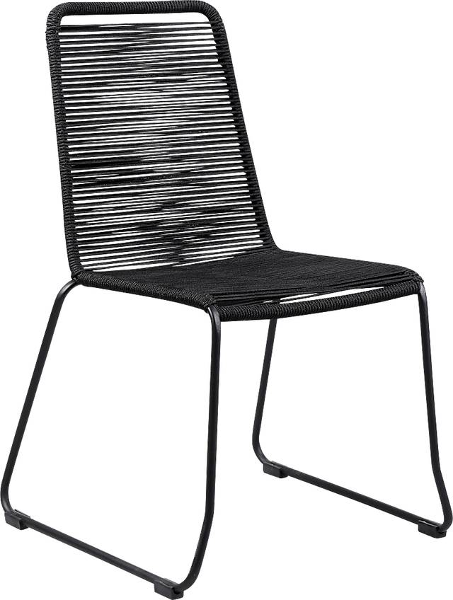 Danburry Black 3 PC Outdoor Dining Set - Thumbnail - Image 3