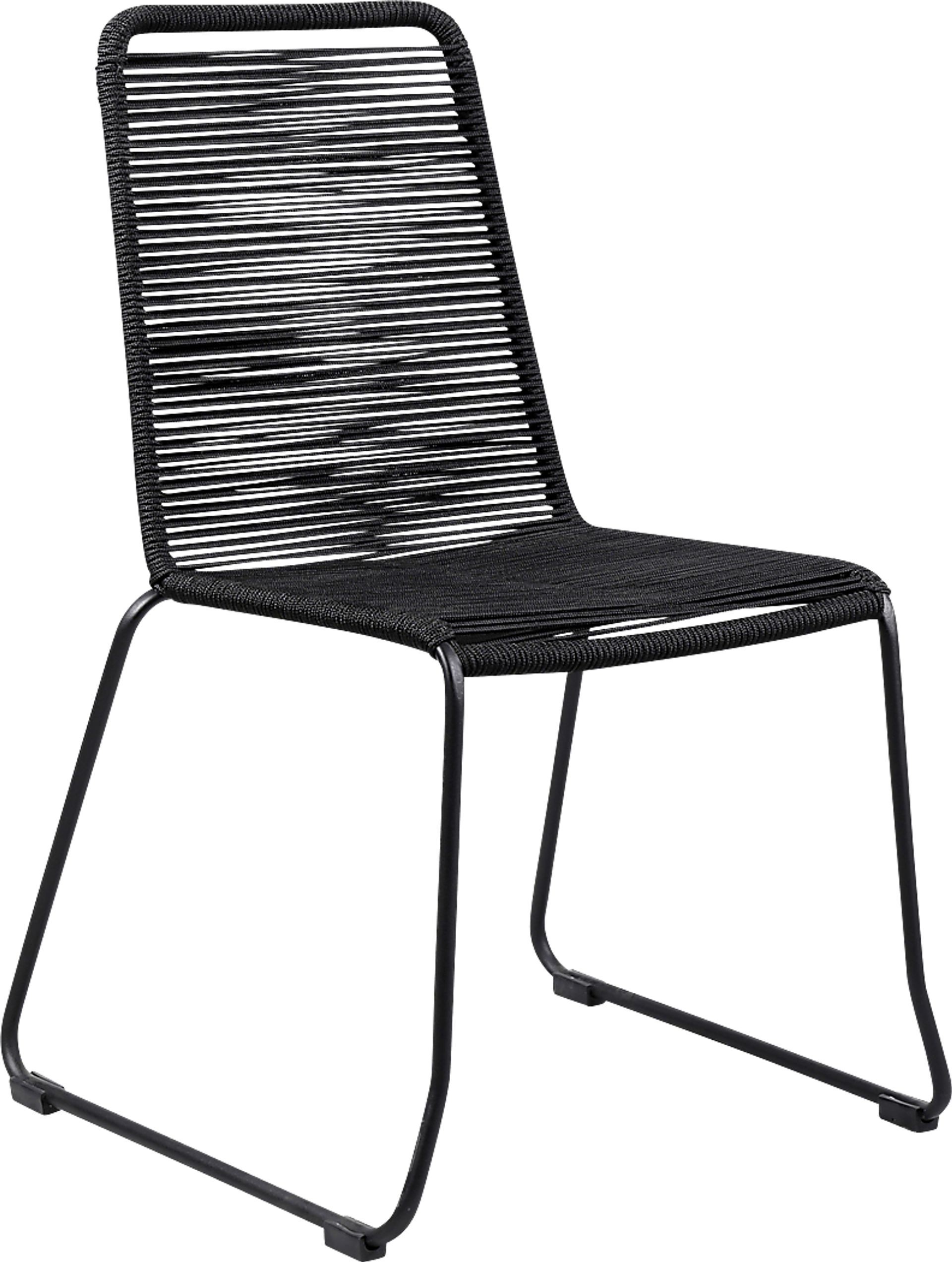 Danburry Black 3 PC Outdoor Dining Set - Image 3