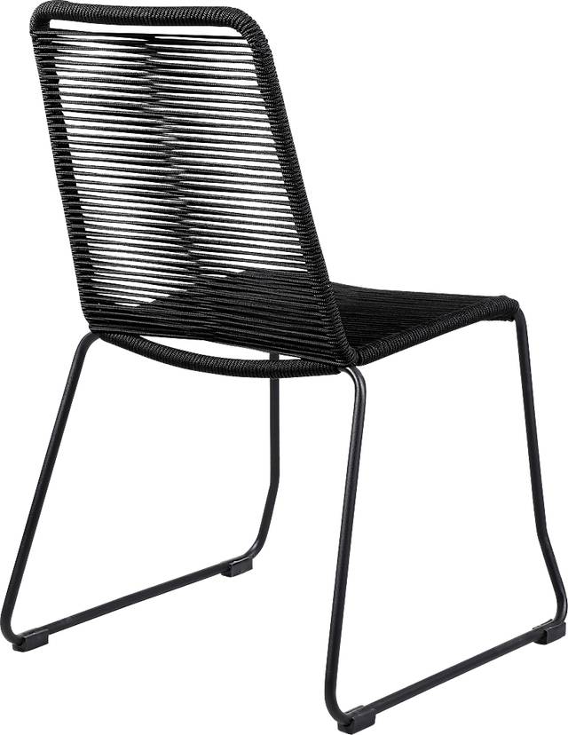 Danburry Black 3 PC Outdoor Dining Set - Thumbnail - Image 4