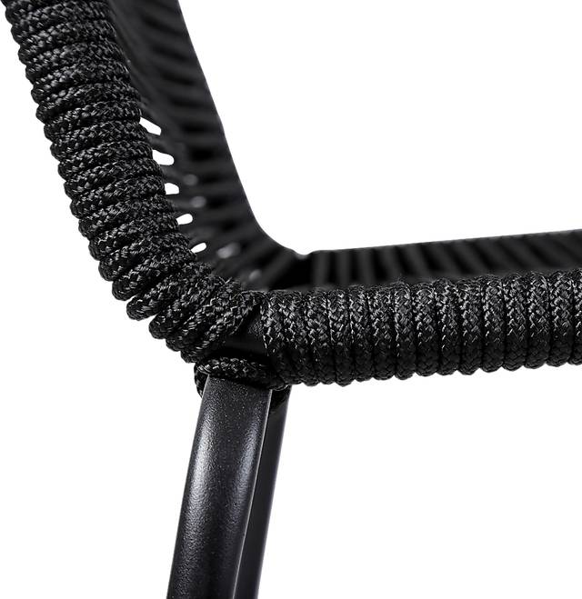 Danburry Black 3 PC Outdoor Dining Set - Thumbnail - Image 5
