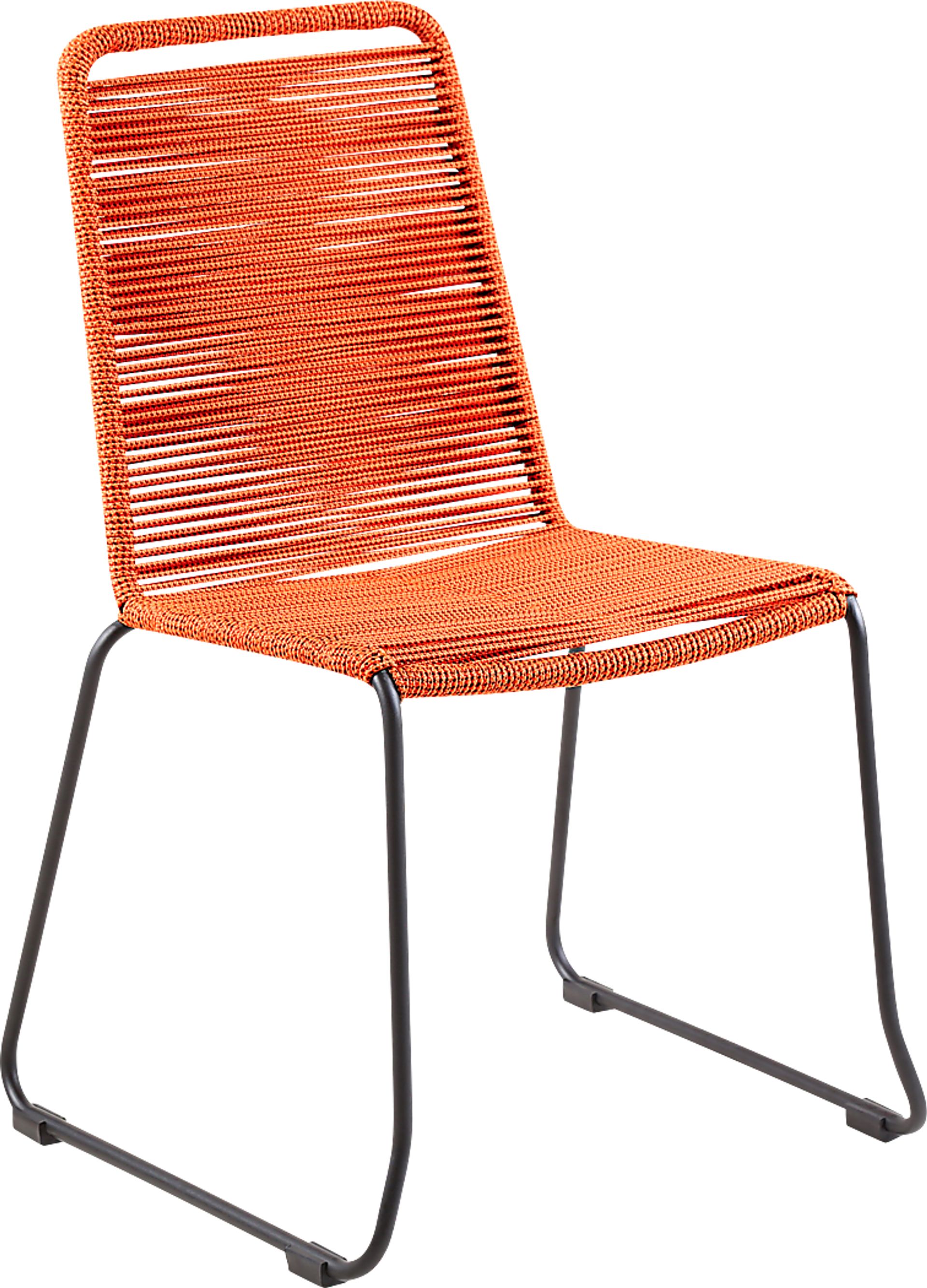 Danburry Orange 3 PC Outdoor Dining Set - Image 3