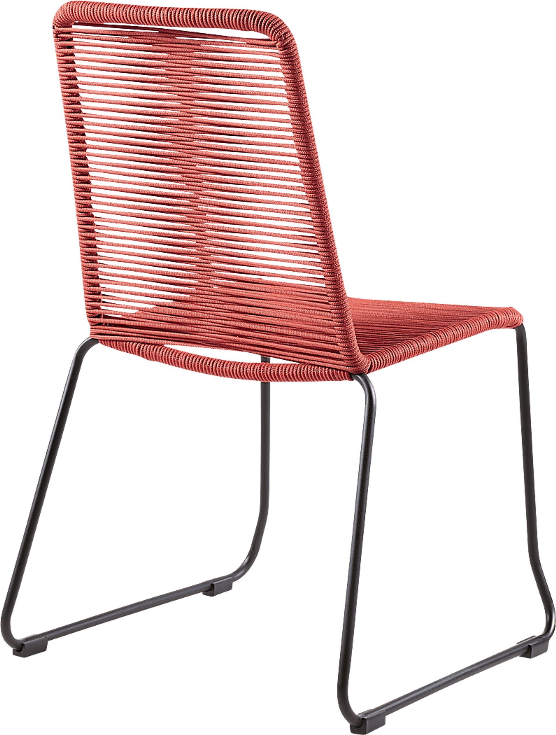 Danburry Red 3 PC Outdoor Dining Set - Image 4