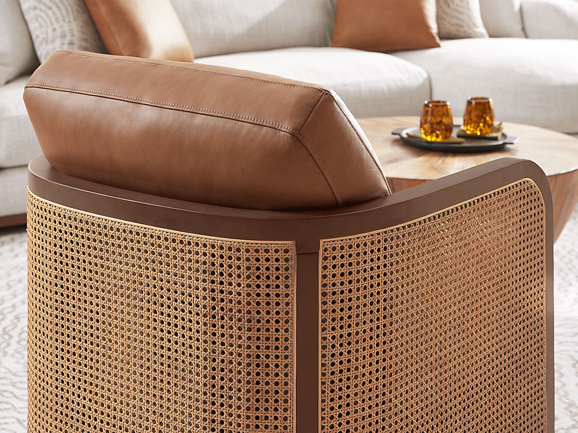 Danbury Lakes Brown Accent Chair - Image 3