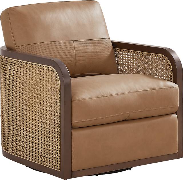 Danbury Lakes Brown Accent Chair - Thumbnail - Image 1