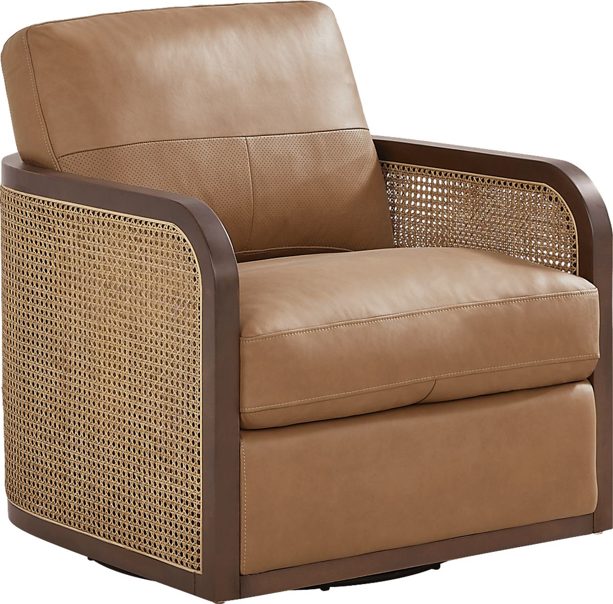 Danbury Lakes Brown Leather Accent Chair Rooms to Go