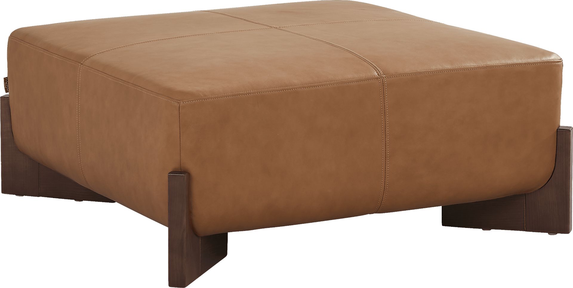 Danbury Lakes Brown Cocktail Ottoman - Image 2