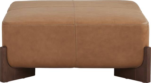 Danbury Lakes Brown Cocktail Ottoman - Thumbnail - Image 1