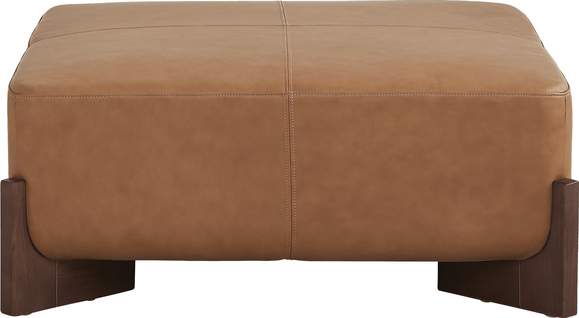 Danbury Lakes Brown Cocktail Ottoman - Image 1