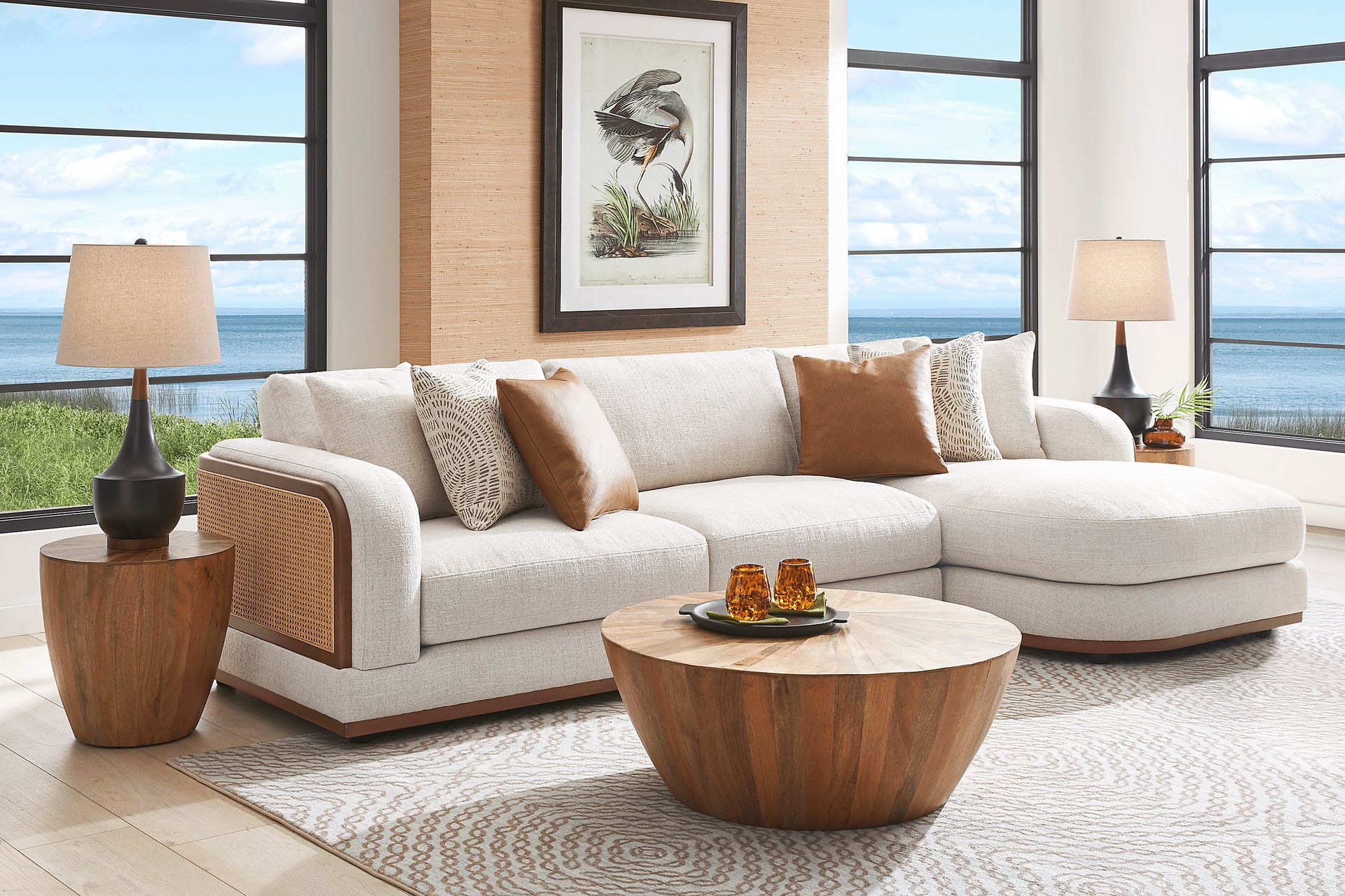 Danbury Lakes Wheat 2 Pc Sectional - Image 2