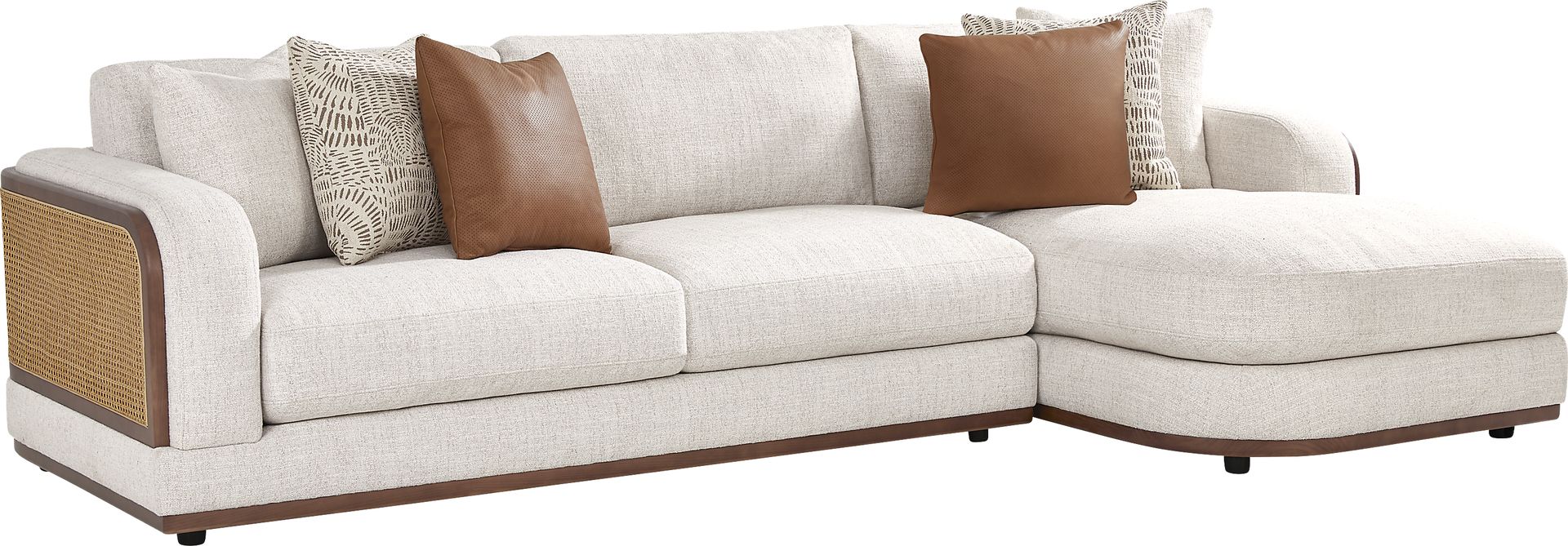 Danbury Lakes Wheat 2 Pc Sectional - Image 1