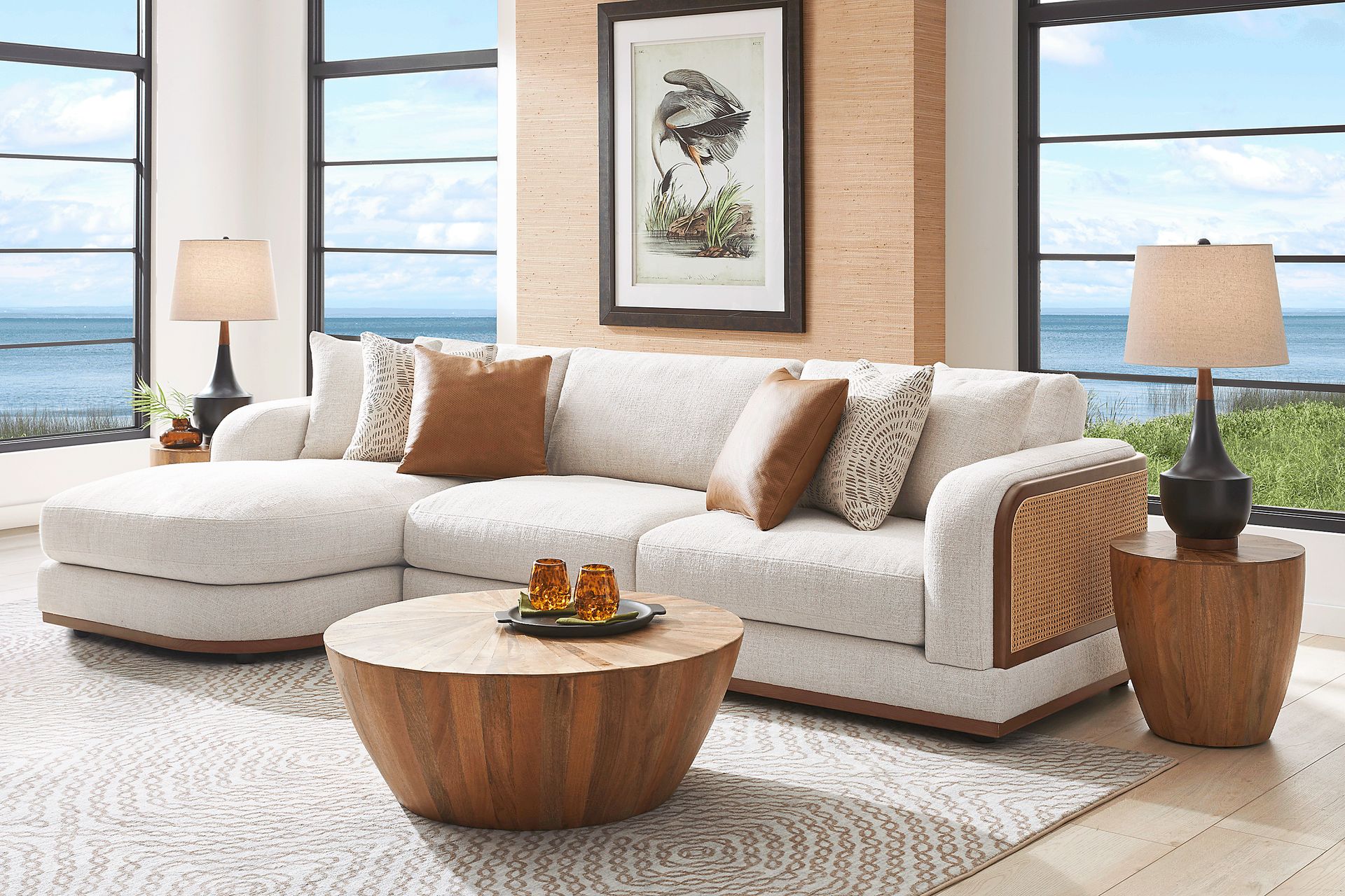 Danbury Lakes Wheat 2 Pc Sectional - Image 2
