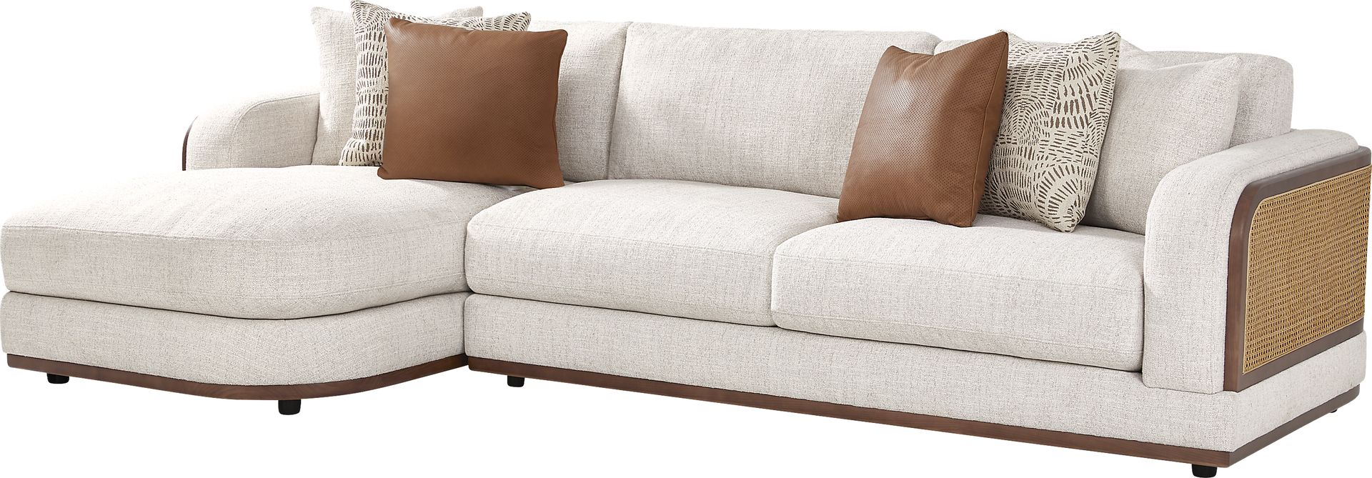 Danbury Lakes Wheat 2 Pc Sectional - Image 1