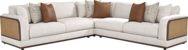 Danbury Lakes Wheat 3 Pc Sectional - Thumbnail - Image 1