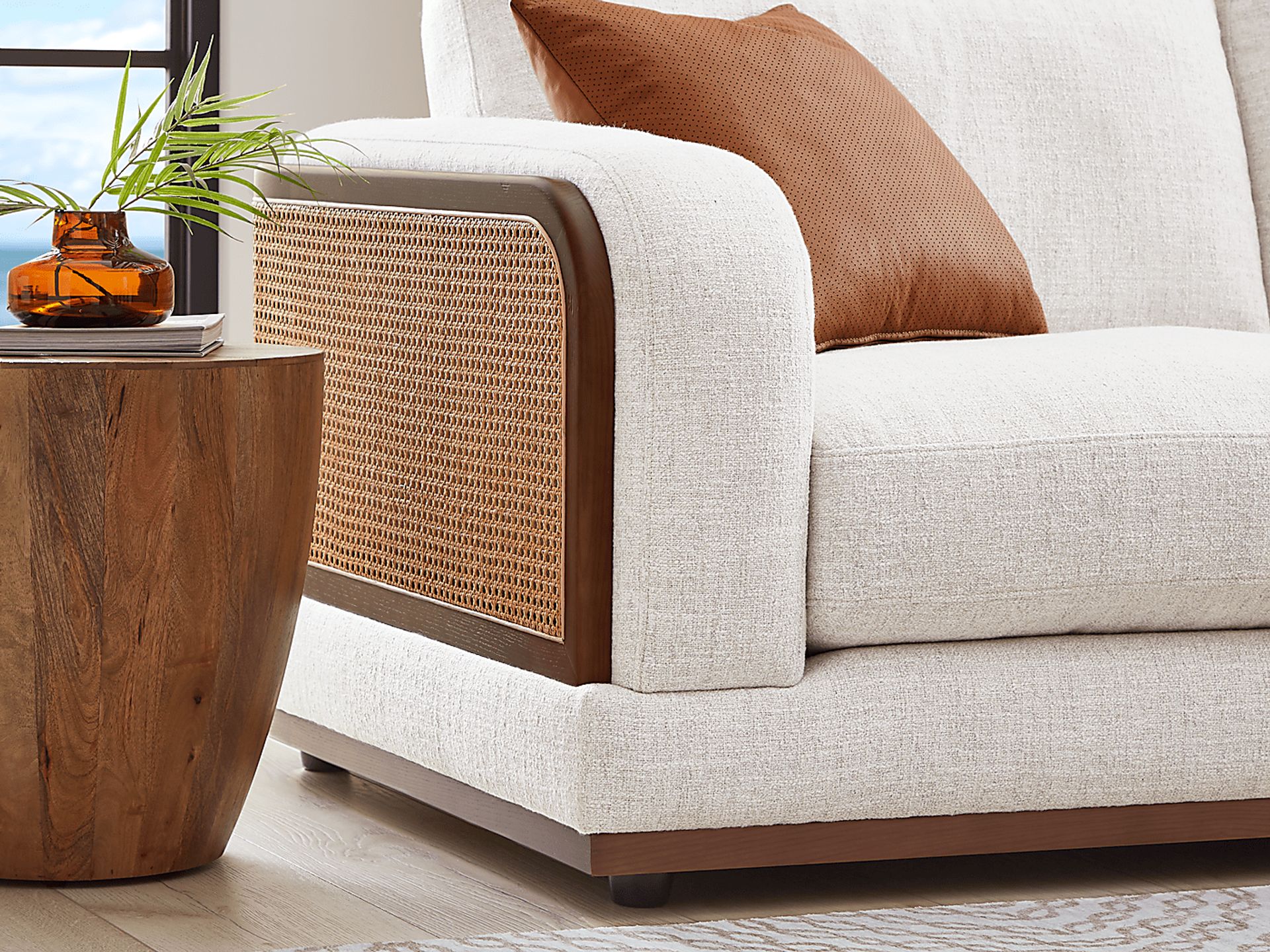 Danbury Lakes Wheat 4 Pc Sectional - Image 5