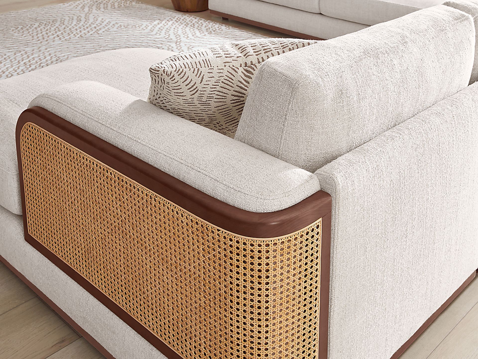 Danbury Lakes Wheat 4 Pc Sectional - Image 9