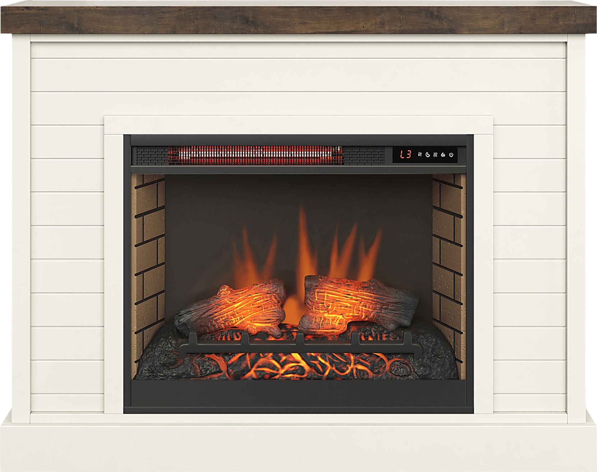 Trisano White 48in. Console with Electric Fireplace - Image 6