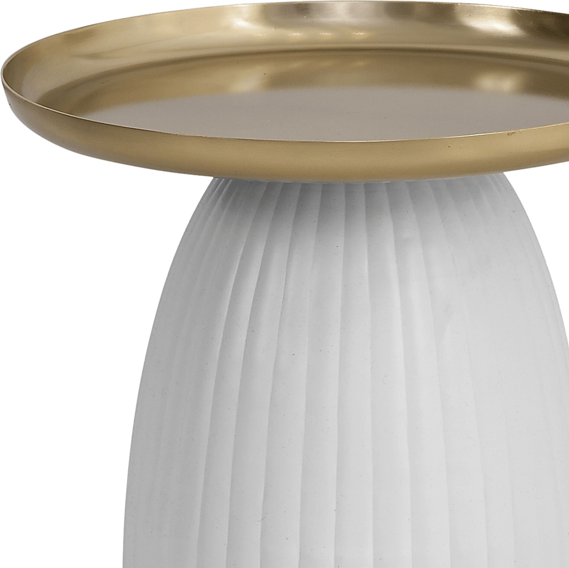 Dancause White Accent Table - Image 3