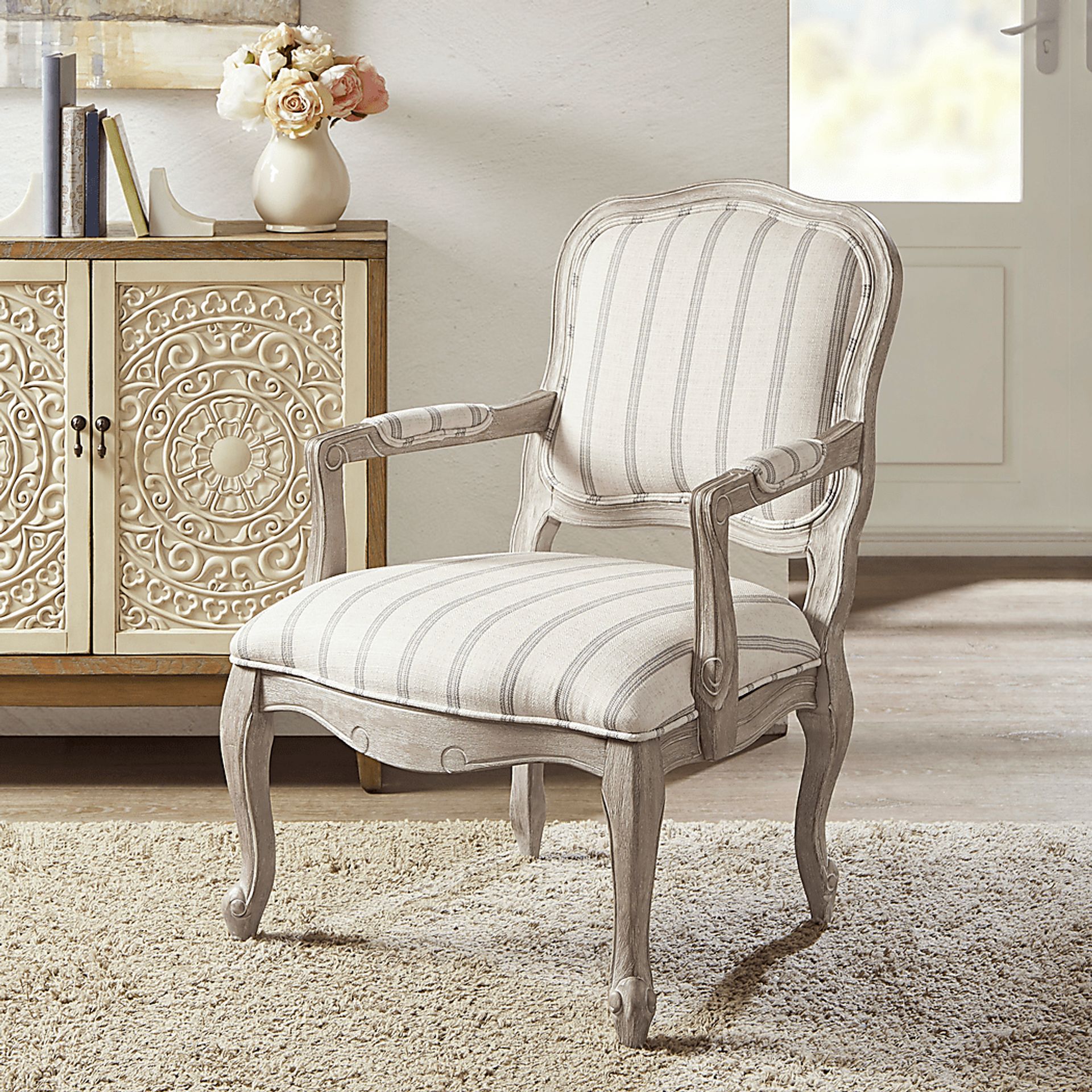 Danfourth Beige Accent Chair - Image 9