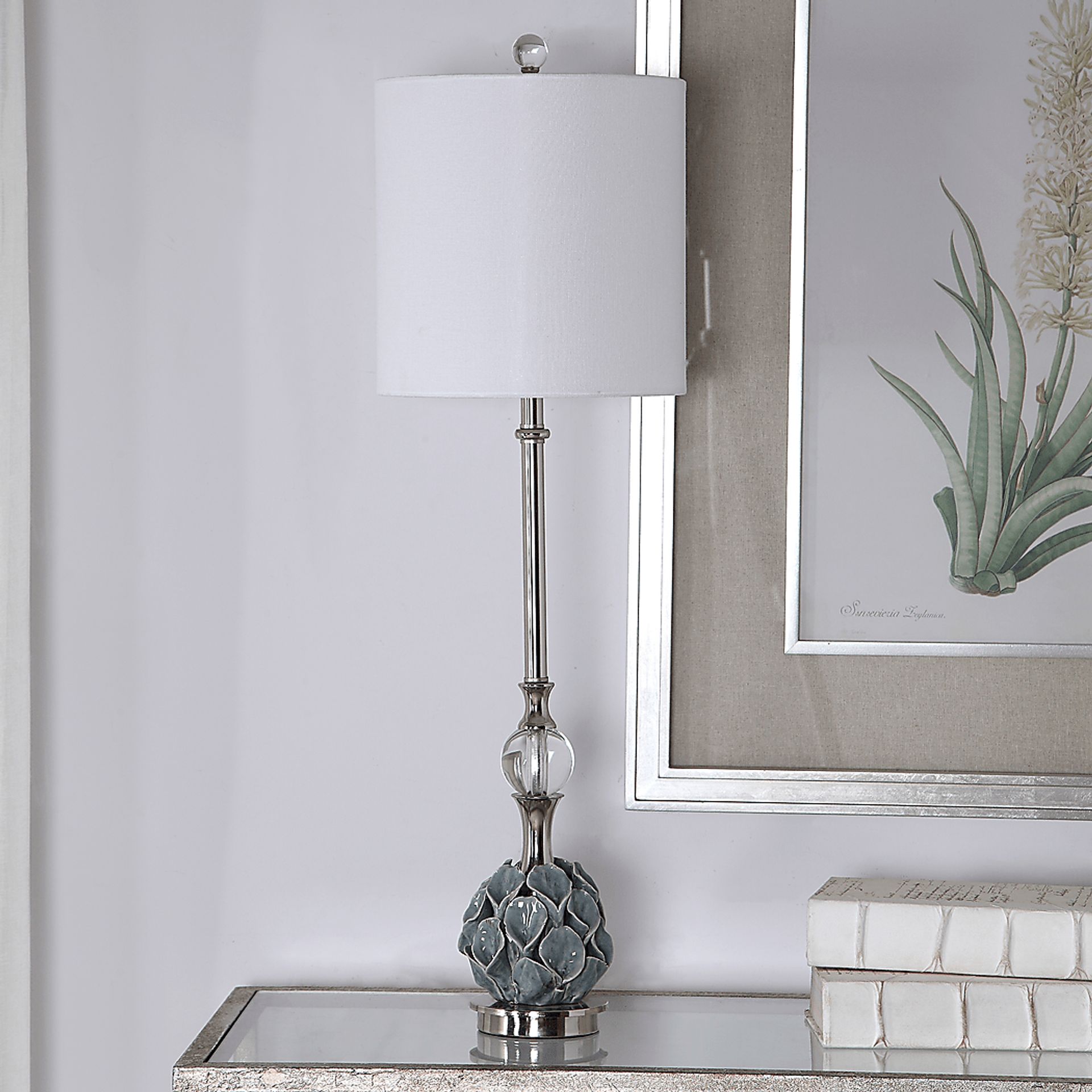 Danilo Drive Nickel Lamp - Image 6