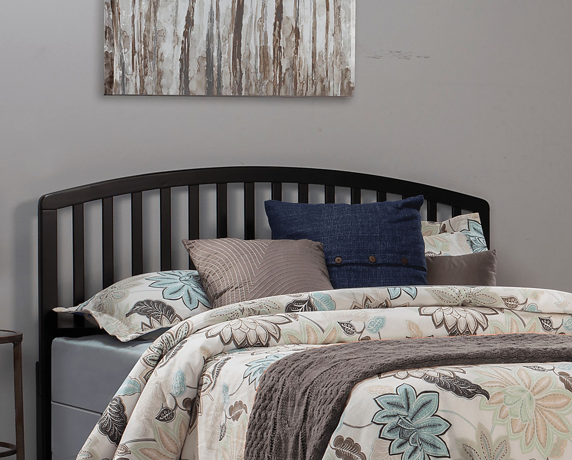 Daniva Black Full/Queen Headboard - Image 2