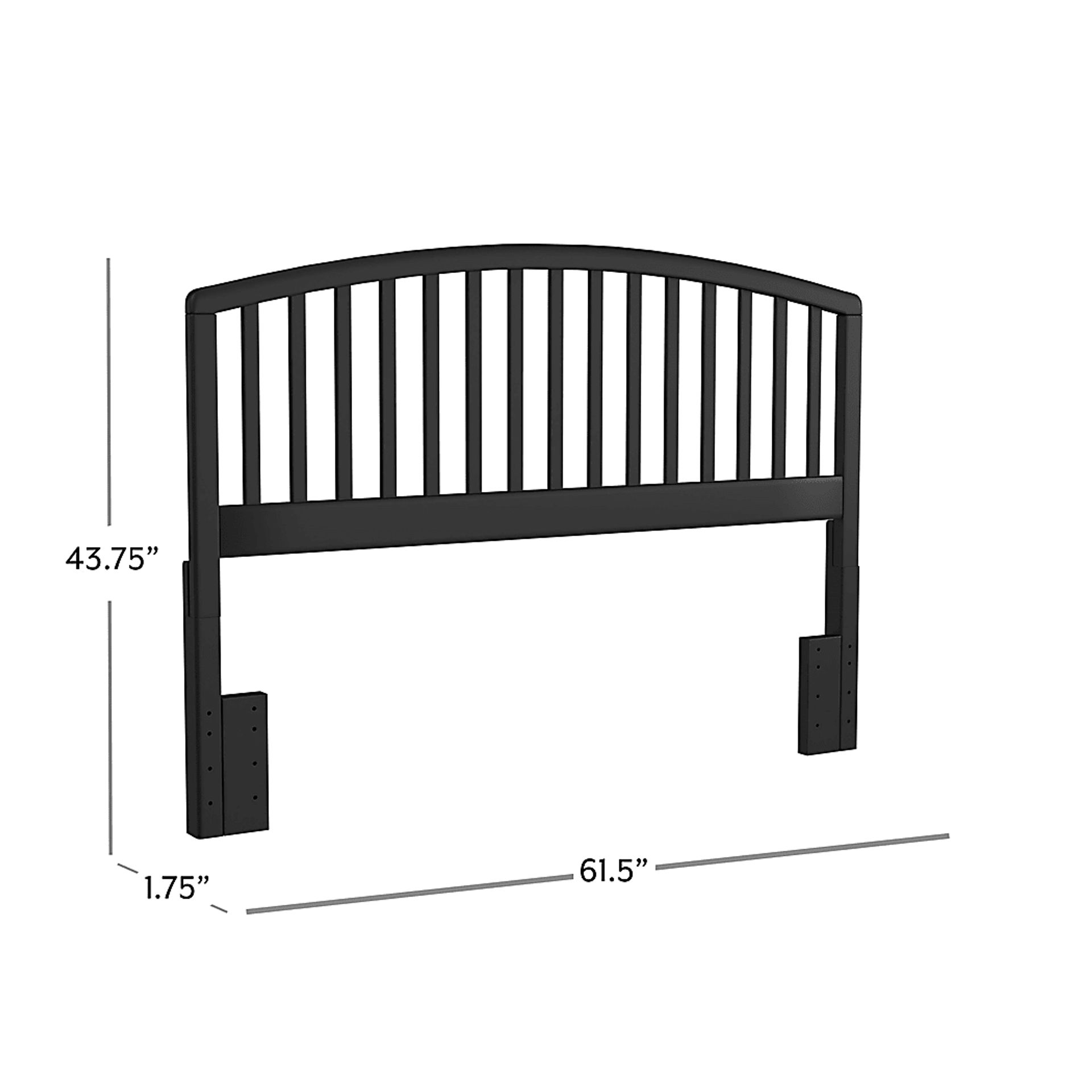 Daniva Black Full/Queen Headboard - Image 5
