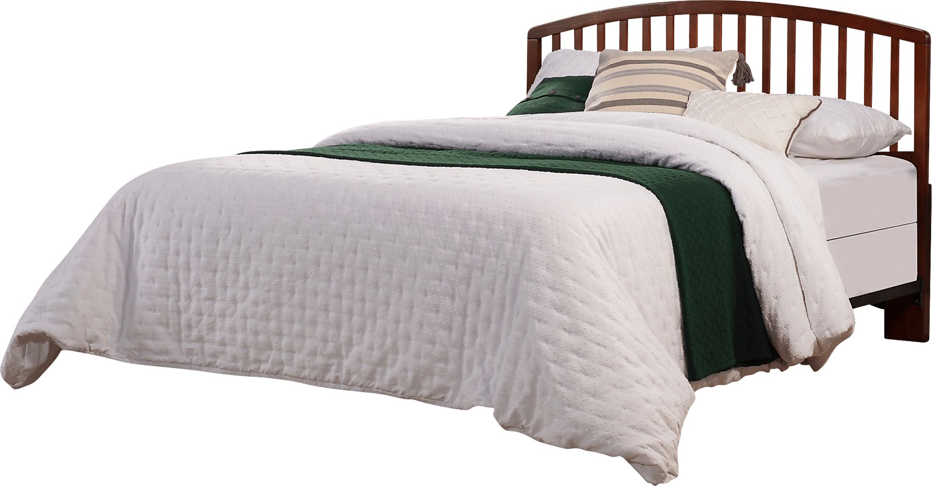 Daniva Brown Full/Queen Bed - Image 1