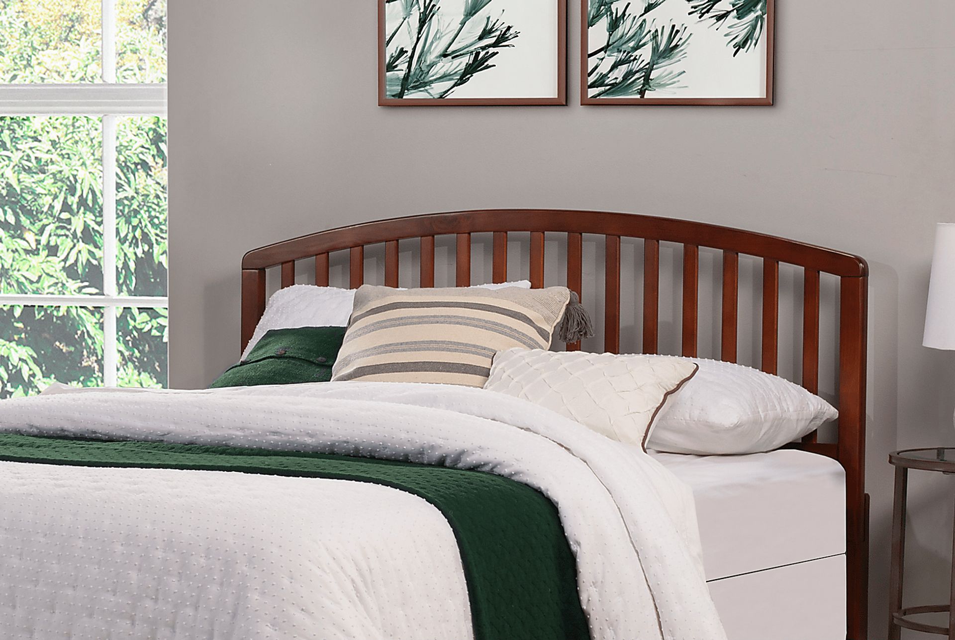 Daniva Brown Full/Queen Headboard - Image 2