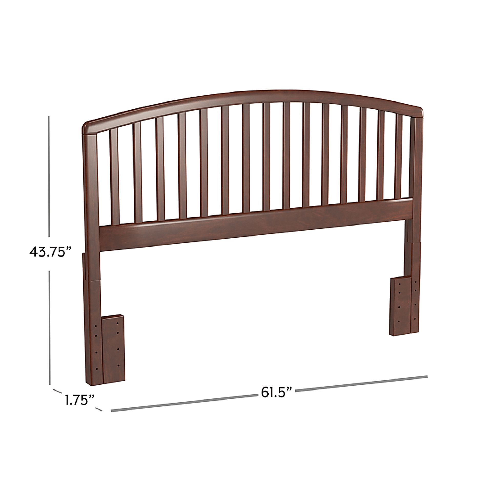 Daniva Brown Full/Queen Headboard - Image 3