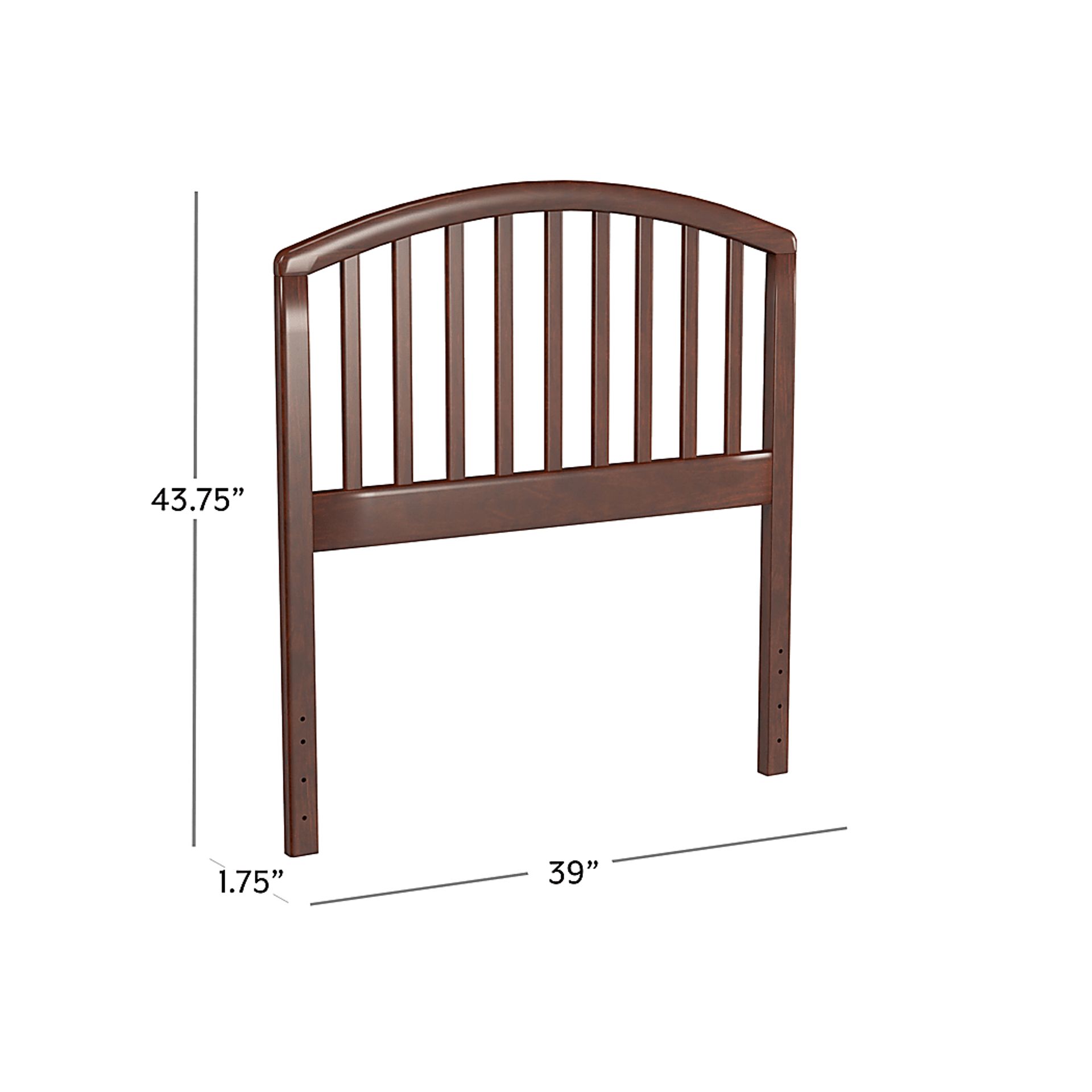 Daniva Brown Twin Headboard - Image 3