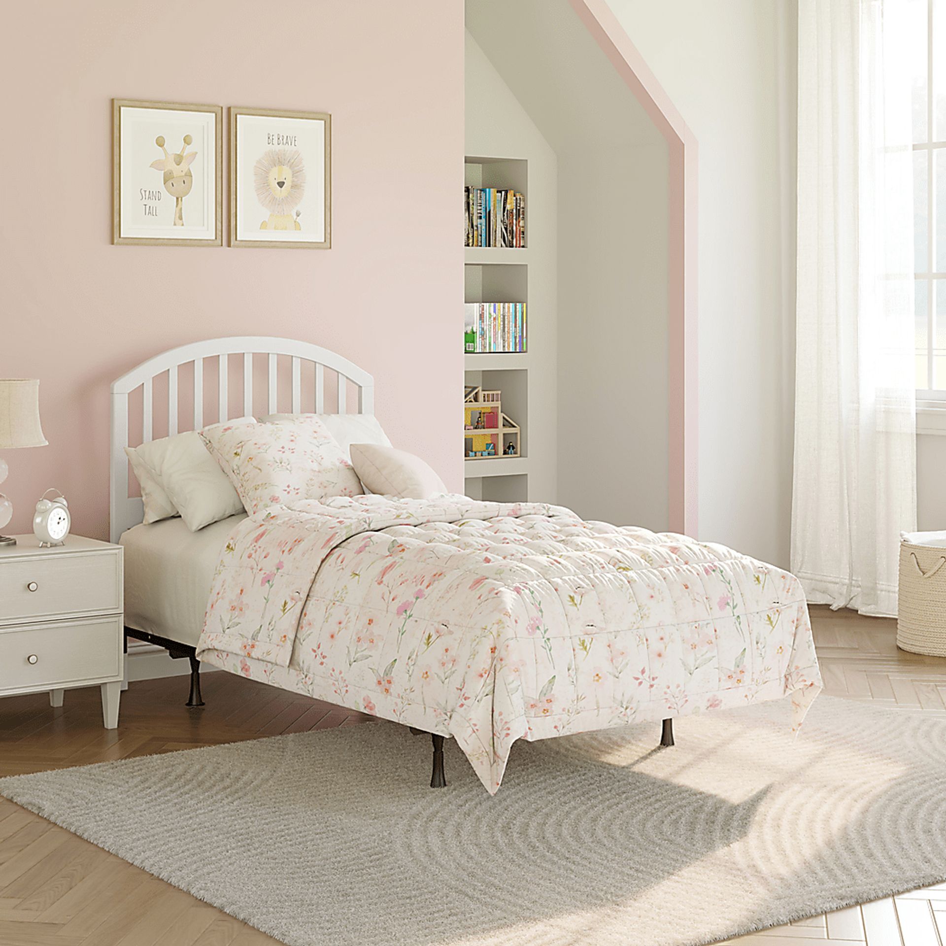 Daniva White Twin Headboard - Image 2