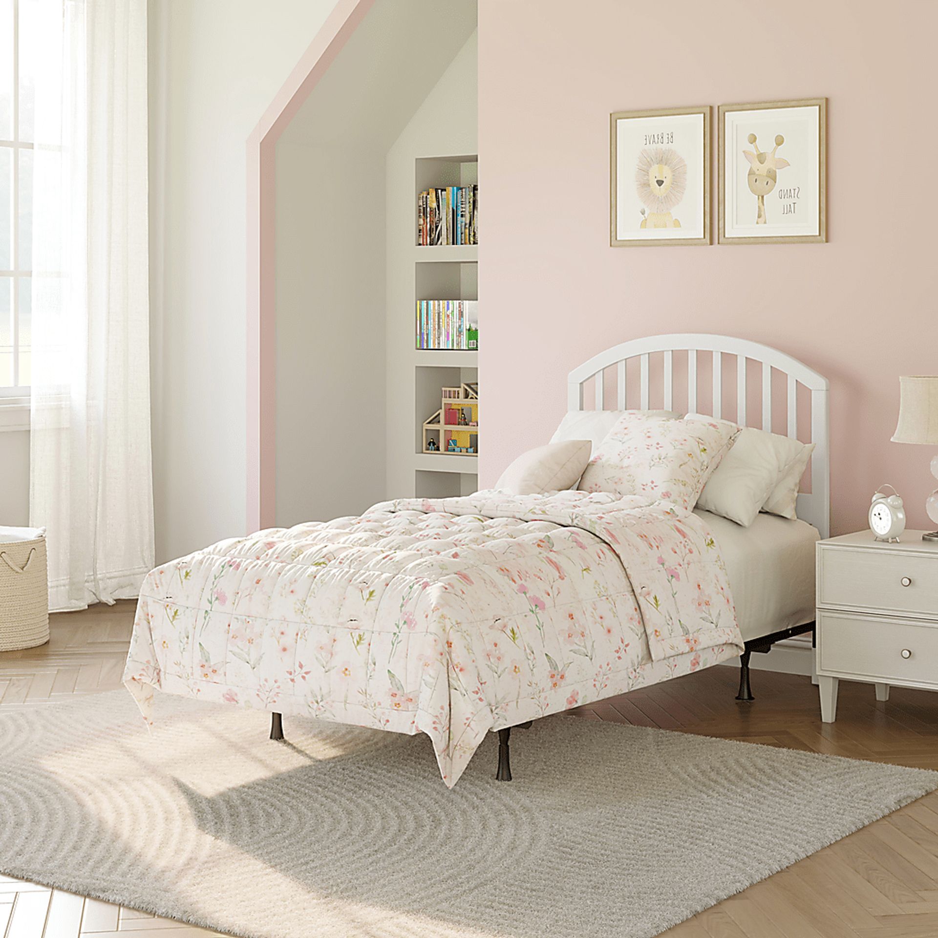 Daniva White Twin Headboard - Image 4