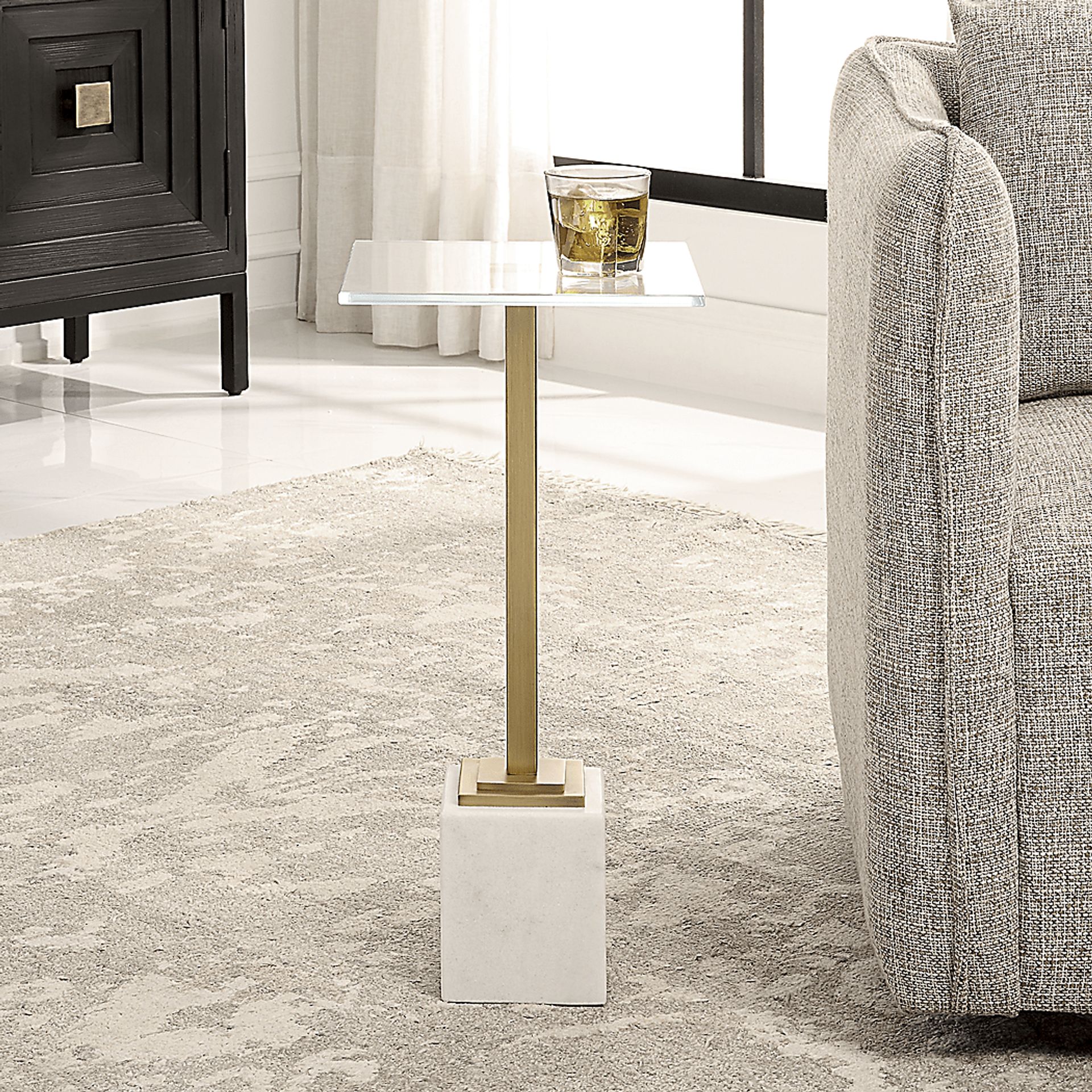 Daniyelle White Accent Table - Image 2