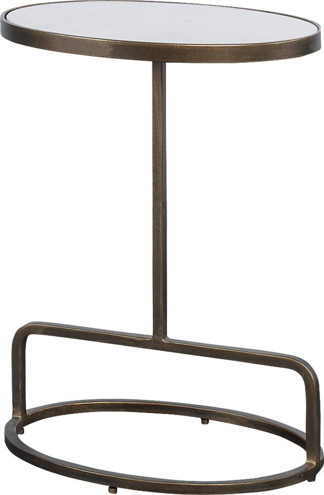 Dannager Gold Accent Table - Thumbnail - Image 1