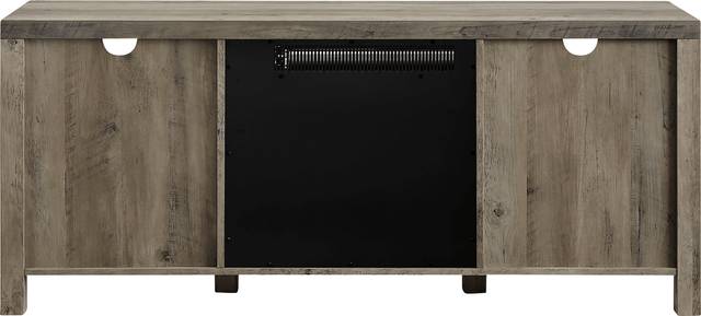 Dannelly Gray 58 in. Console, With Electric Fireplace - Thumbnail - Image 3