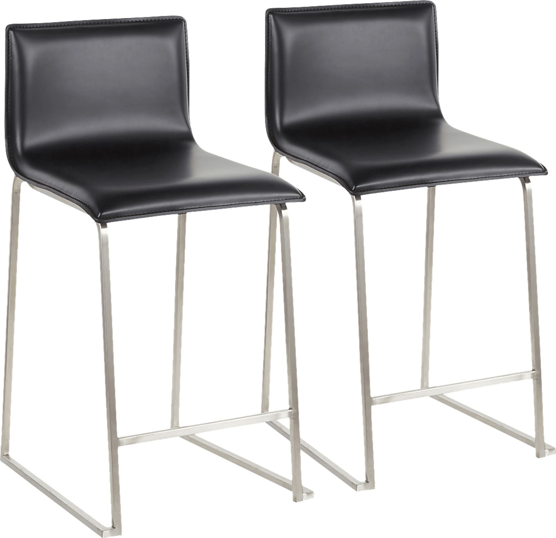 Dannelly Grove Black Counter Height Stool, Set of 2 - Image 1