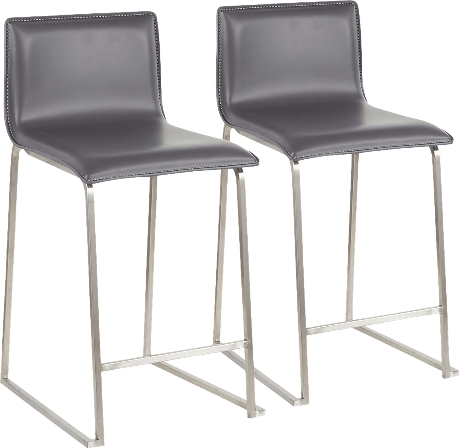 Dannelly Grove Gray Counter Height Stool, Set of 2 - Image 1
