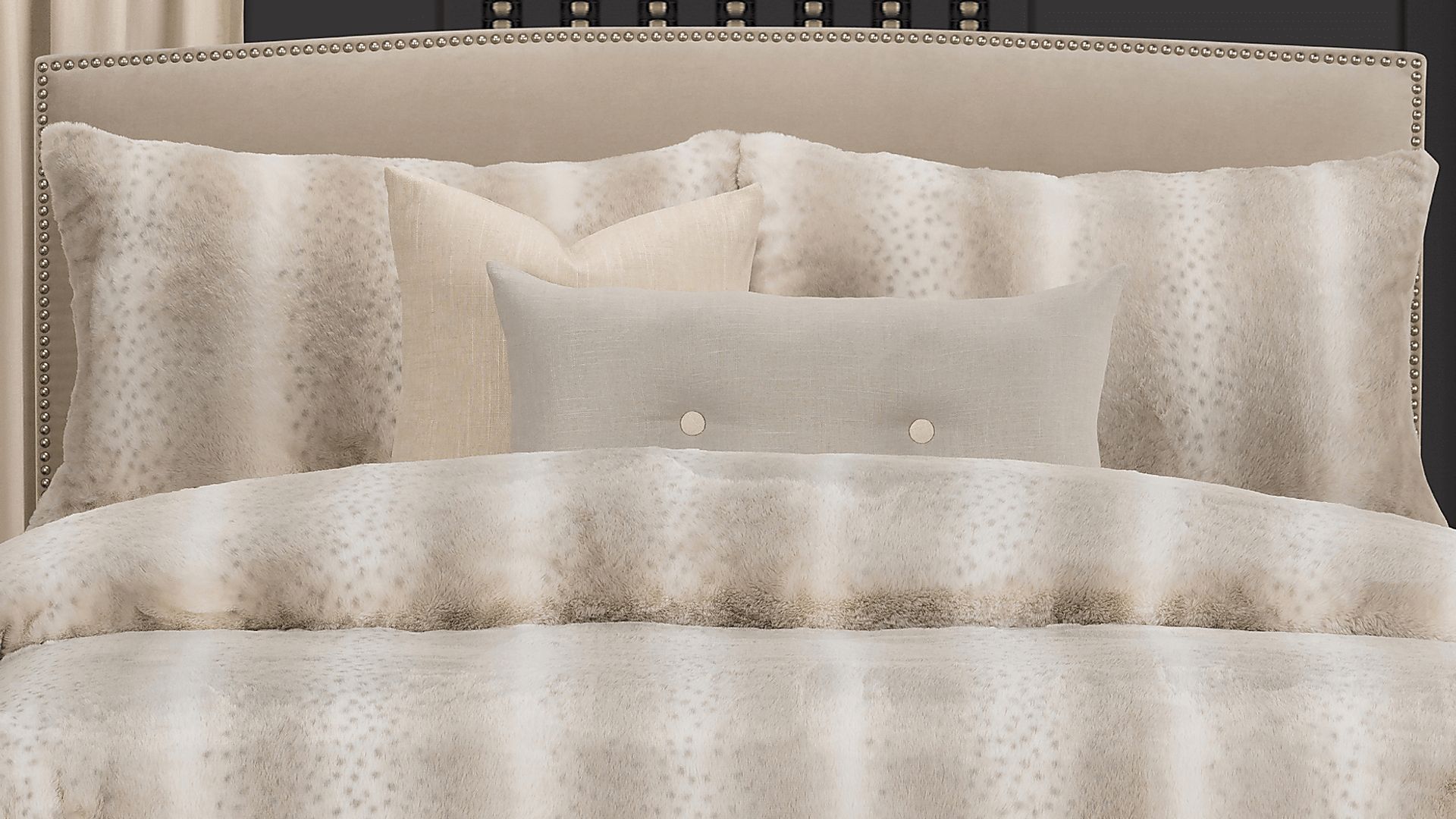 Dannenberg Gray 6pc King Duvet Cover Set - Image 1