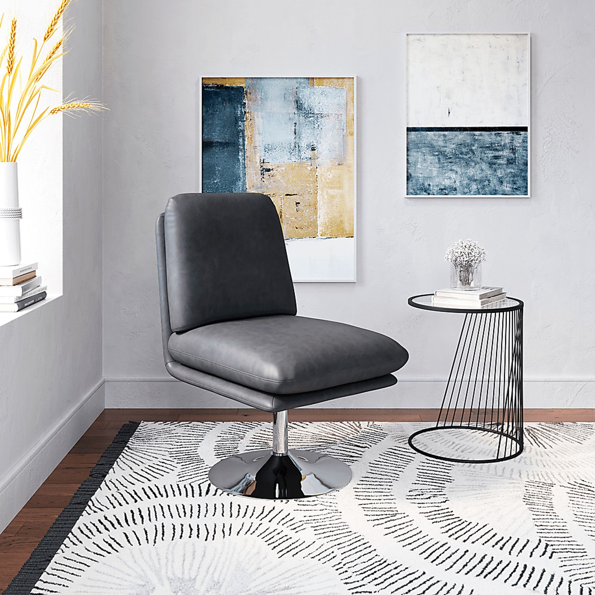 Dannilyn Gray Accent Chair - Image 10