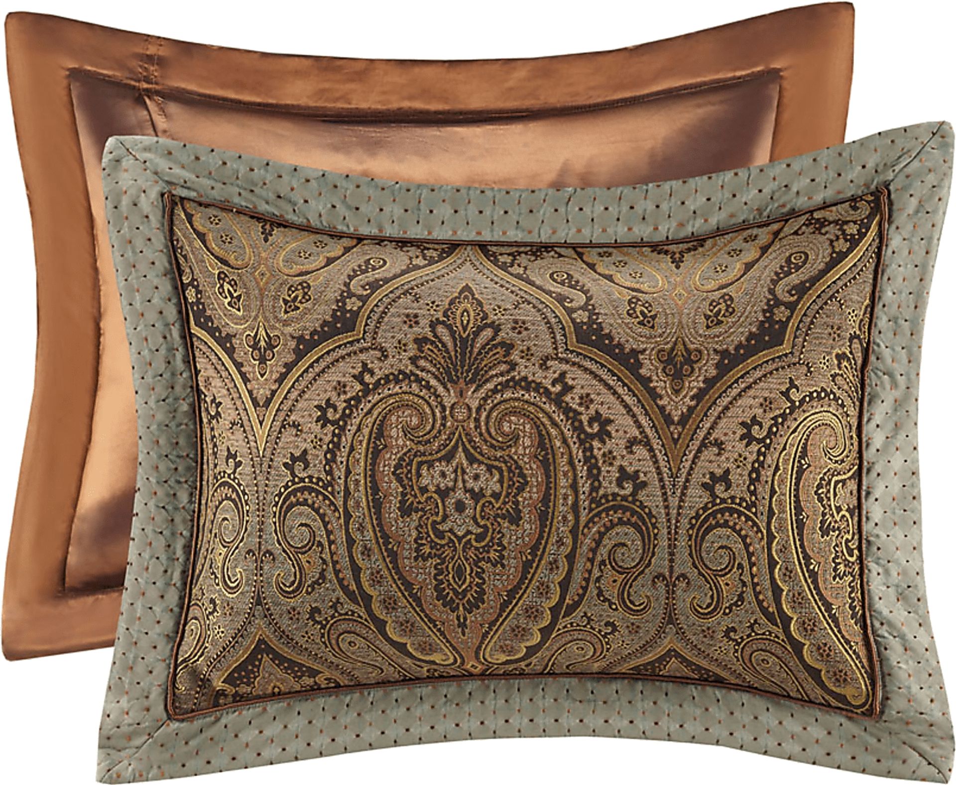 Danom Brown 9pc Queen Comforter Set - Image 9