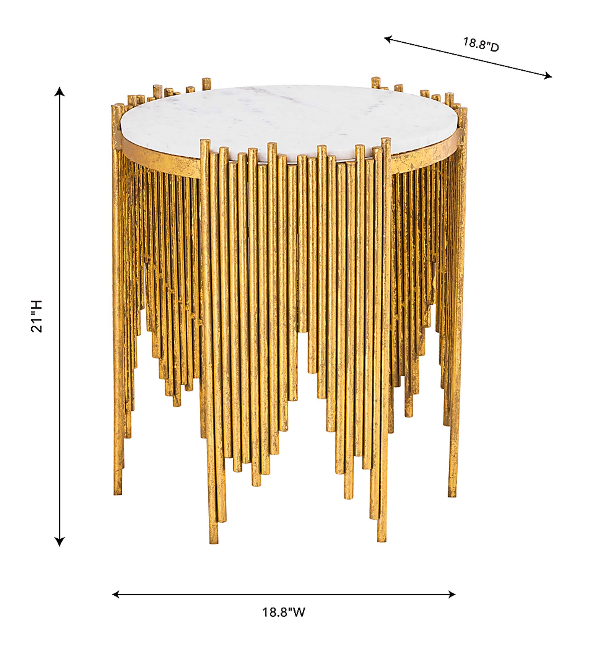 Dans White End Table - Image 4