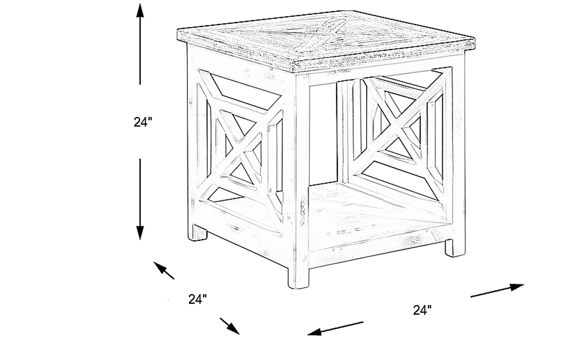 Dimension Image. Please refer to the Dimension Tab on this page for dimension details.