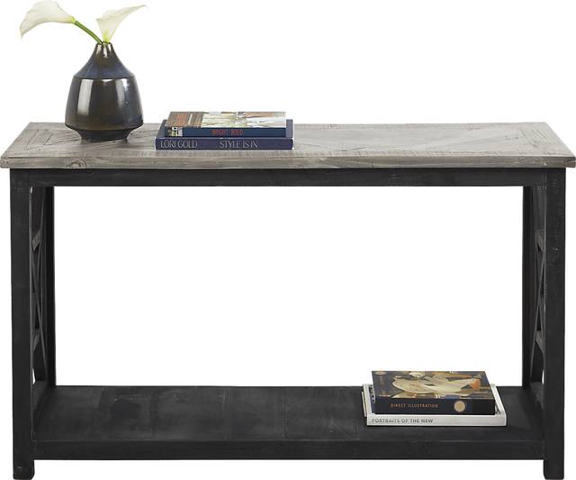 Danusa Black Sofa Table - Thumbnail - Image 2