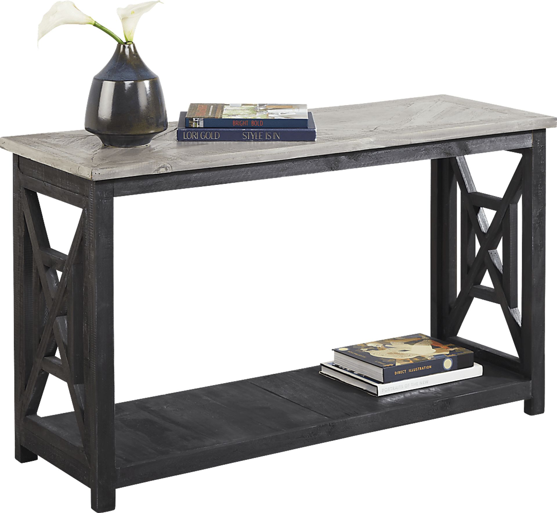 Danusa Black Sofa Table - Image 3