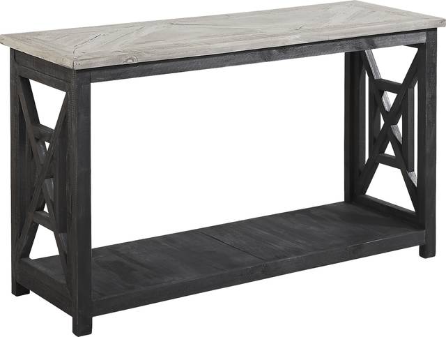 Danusa Black Sofa Table - Thumbnail - Image 1