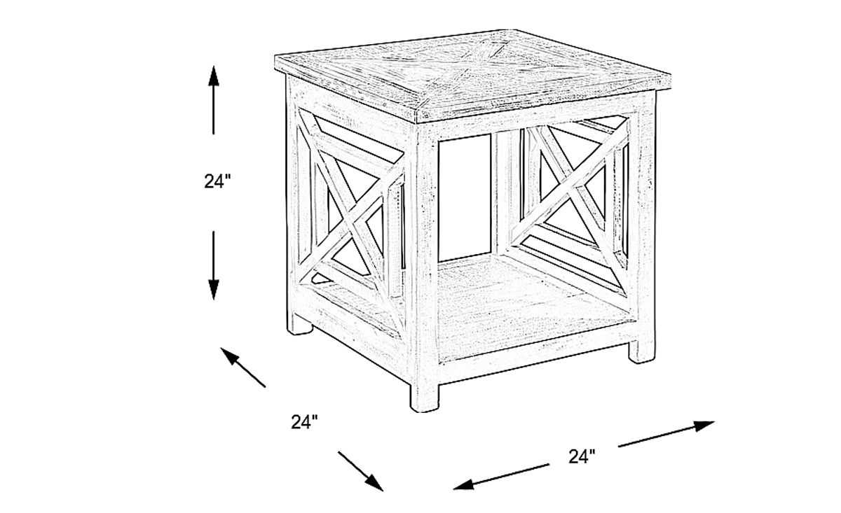 Danusa Gray End Table | Rooms to Go