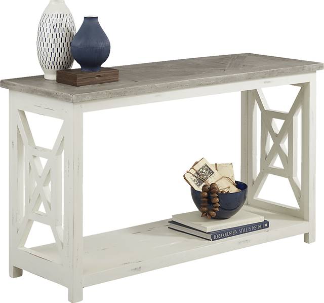 Danusa Gray Sofa Table - Thumbnail - Image 1