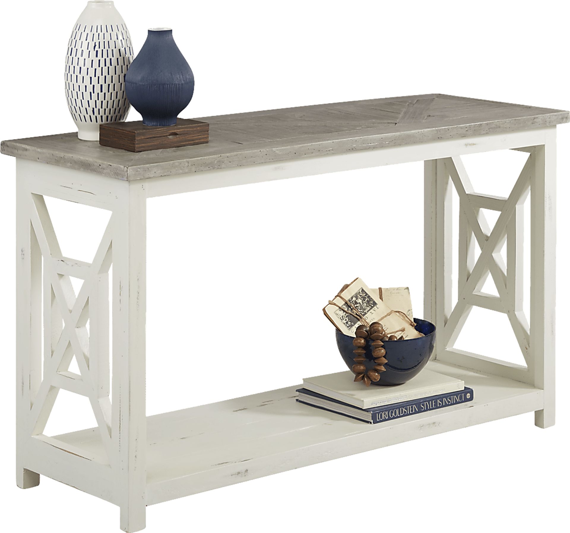 Danusa Gray Sofa Table - Image 1