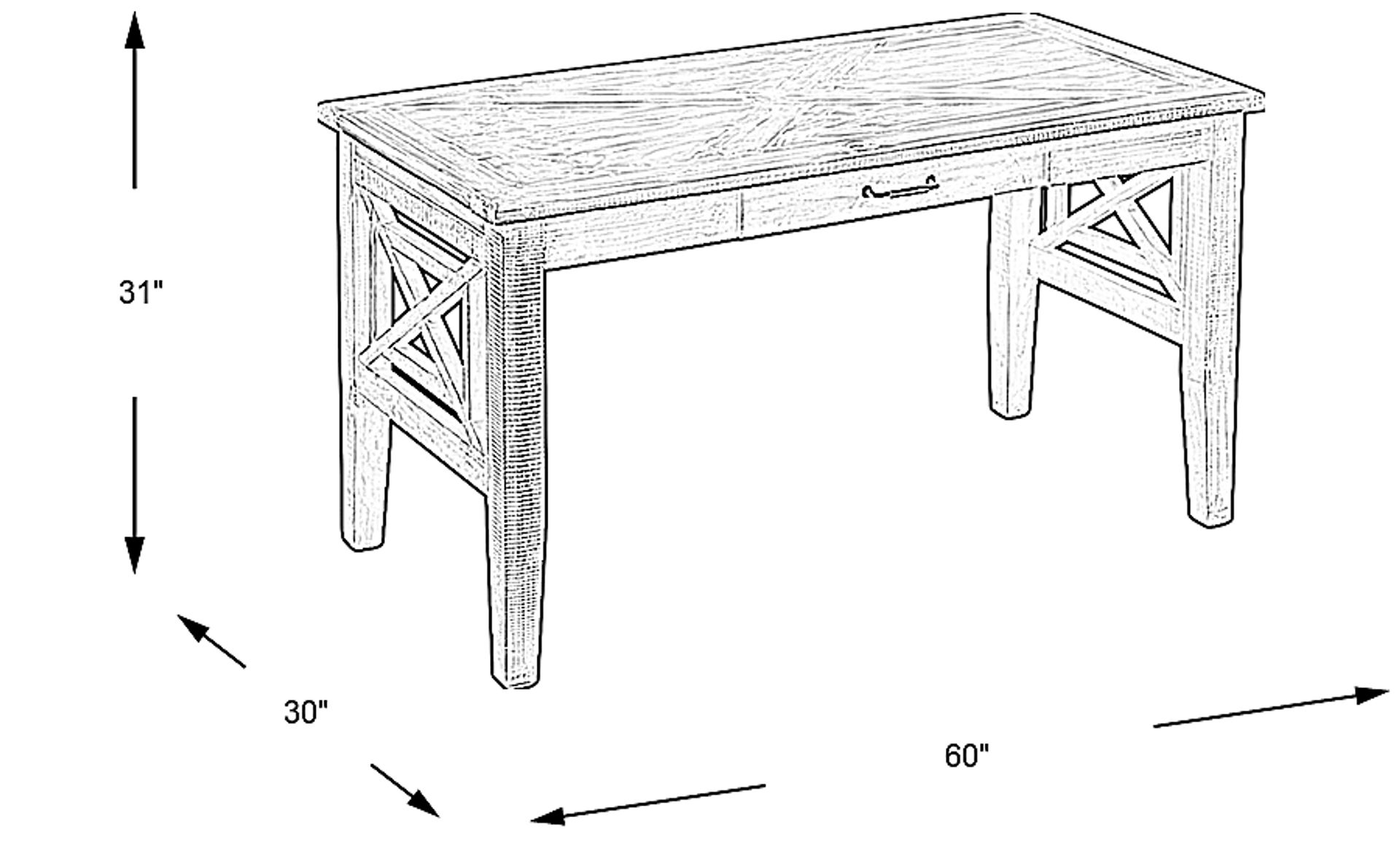 Dimension Image. Please refer to the Dimension Tab on this page for dimension details.