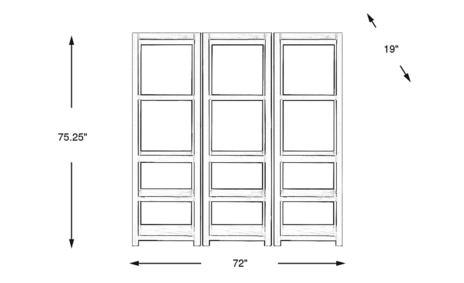 Dimension Image. Please refer to the Dimension Tab on this page for dimension details.