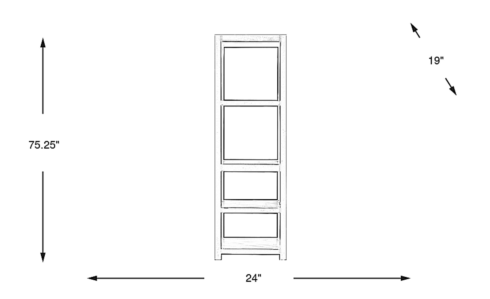 Dimension Image. Please refer to the Dimension Tab on this page for dimension details.